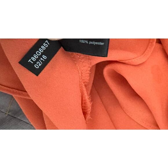 The Limited Large Sleeveless Tank Top Salmon Pink 100% Polyester - Picture 6 of 8